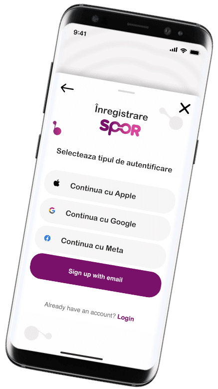 interfață-aplicație-socială